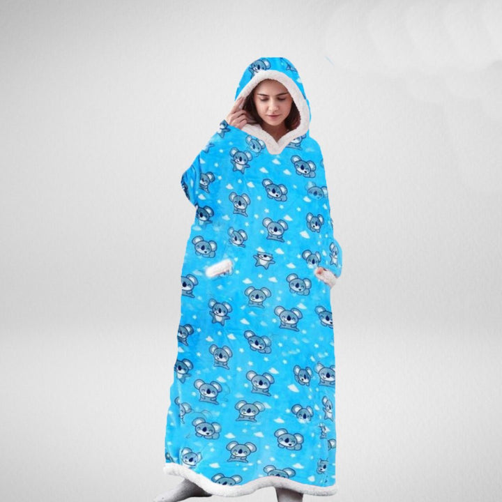WarmNest - Cozy Hoodie Blanket - Perfect for Cold Days and Evenings