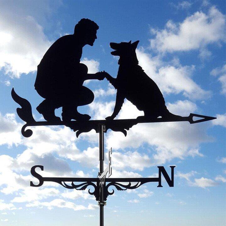WindUnique Weather Vane - Sustainable and Weather-Resistant Garden Decor - Unique Design