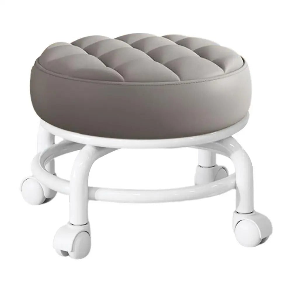 FlexiRoll - Ergonomic Rolling Stool - 360° Swivel Seat Stool - Adjustable Rotating Stool
