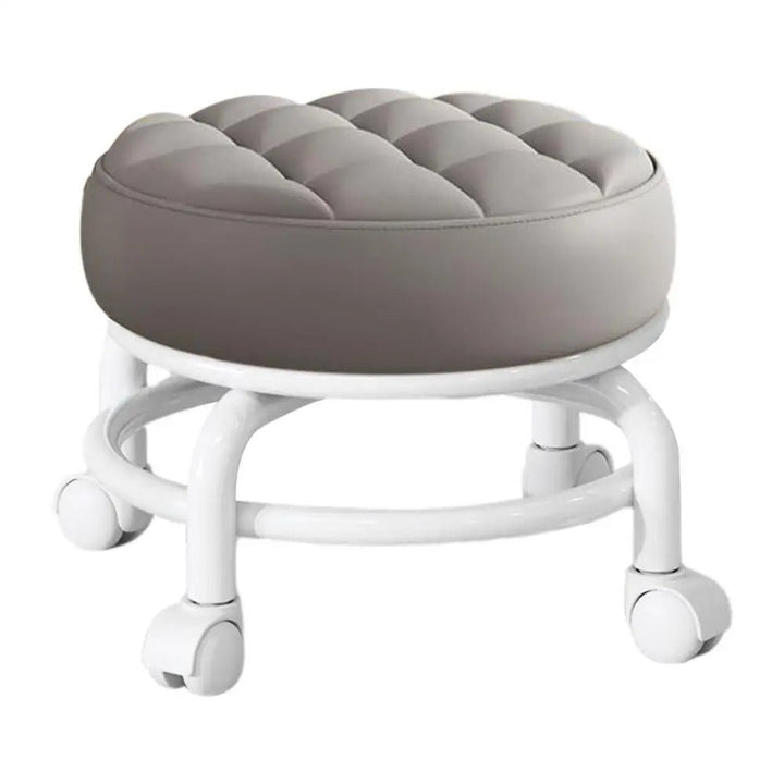FlexiRoll - Ergonomic Rolling Stool - 360° Swivel Seat Stool - Adjustable Rotating Stool
