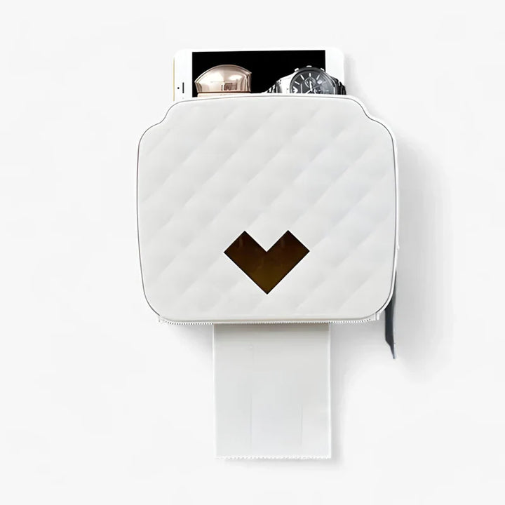 DryRoll | Waterproof Toilet Paper Holder with Extra Storage